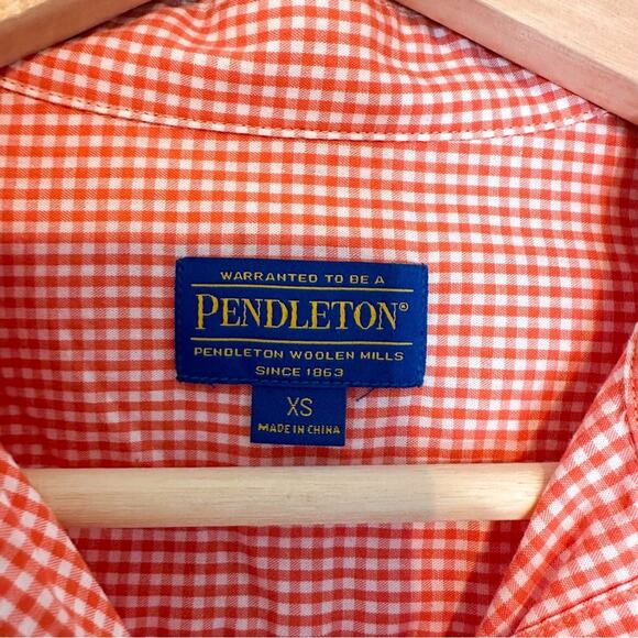 Pendleton Check Button Up Shirt - Picture 3 of 5